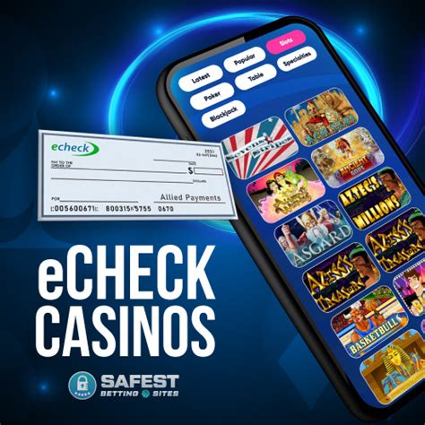 Nos casinos online que aceitam echeck